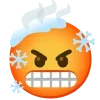 😡 Эмодзи «Снежный Ком» для Telegram