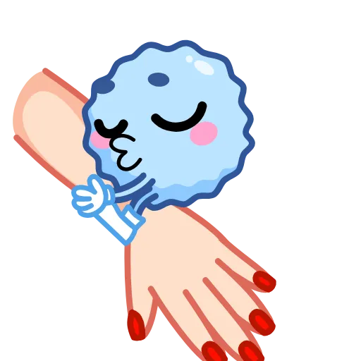 😘 Эмодзи «Снежок» для Telegram