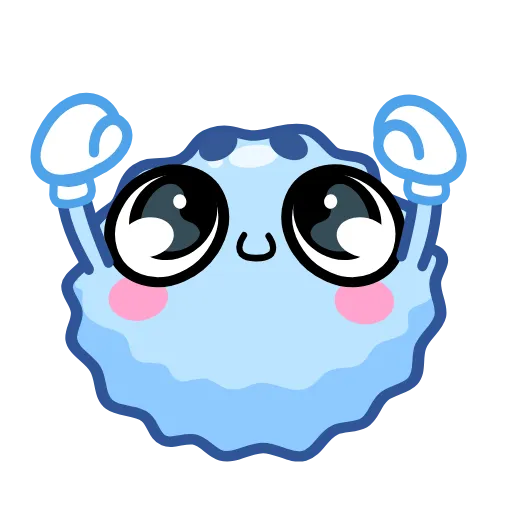 🥳 Эмодзи «Снежок» для Telegram