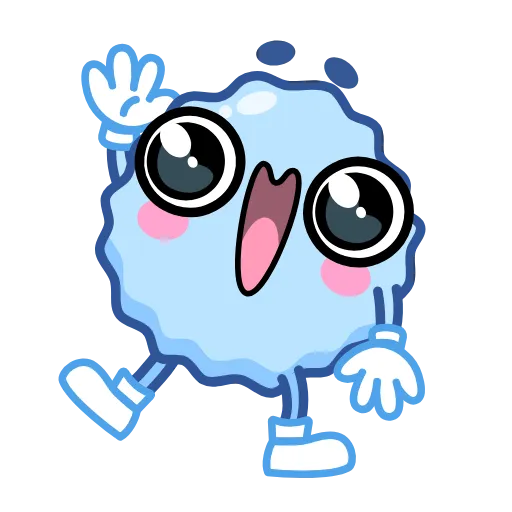 👋 Эмодзи «Снежок» для Telegram