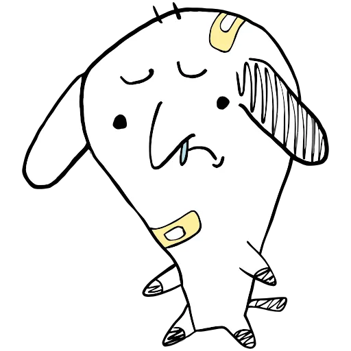 ☹️ Эмодзи «Пчих» для Telegram