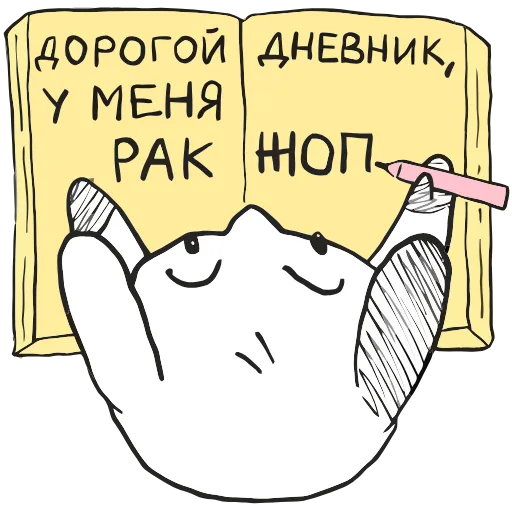 📔 Эмодзи «Пчих» для Telegram