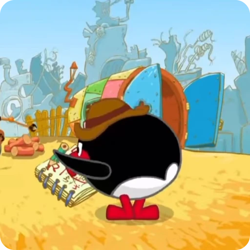 🐧 Стикер «Пин Смешарики» для Telegram