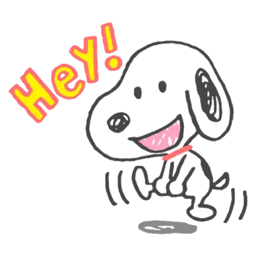Стикерпак snoopy для Telegram