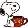 ☕️ Эмодзи «Snoopy» для Telegram