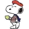 👩 Эмодзи «Snoopy» для Telegram