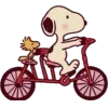 🚴 Эмодзи «Snoopy» для Telegram