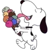 🍦 Эмодзи «Snoopy» для Telegram