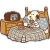 🛏 Эмодзи «Snoopy» для Telegram