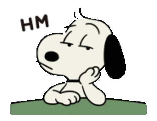 🙄 Стикер «Snoopy animated stickers» для Telegram