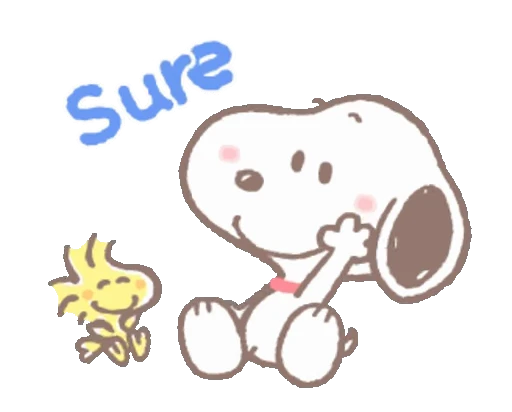 👌 Стикер «Snoopy animated stickers» для Telegram
