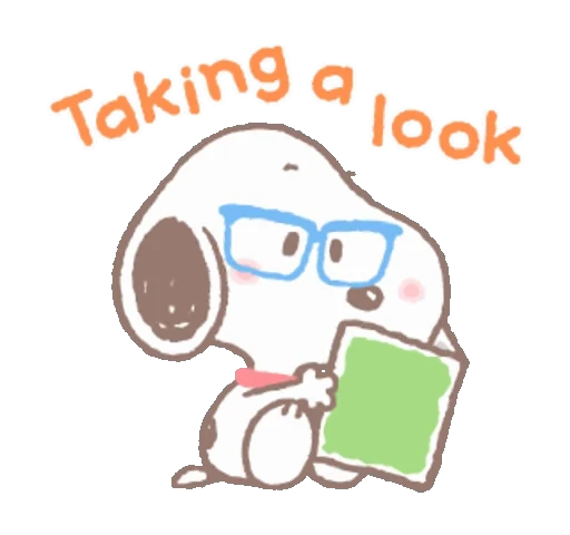 📚 Стикер «Snoopy animated stickers» для Telegram