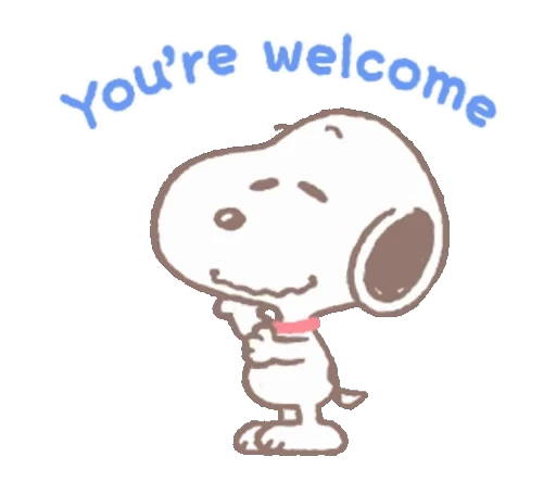 💦 Стикер «Snoopy animated stickers» для Telegram