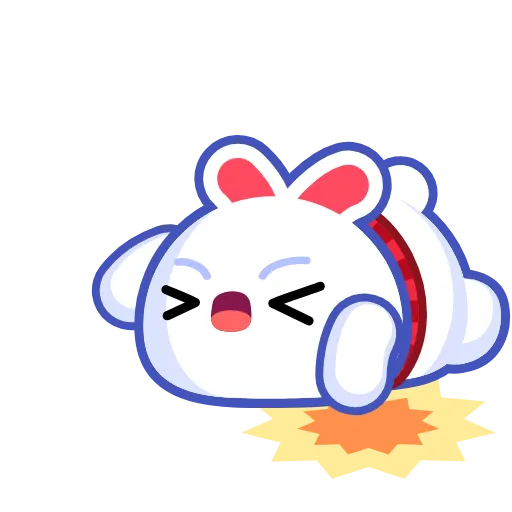 😖 Стикер «Snow Babbit» для Telegram