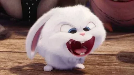 🐰 Стикер «Snowball the rabbit» для Telegram