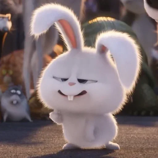 🐰 Стикер «Snowball the rabbit» для Telegram