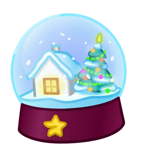 💎 Стикер «Snow Globe» для Telegram
