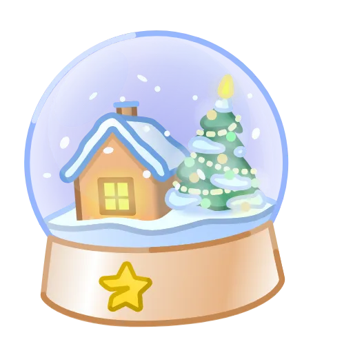 💎 Стикер «Snow Globe» для Telegram