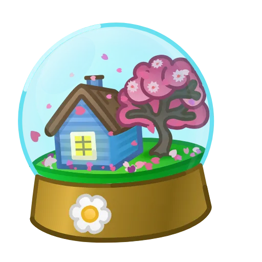 💎 Стикер «Snow Globe» для Telegram