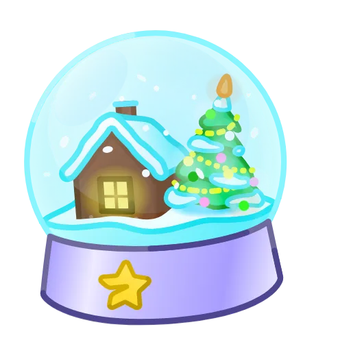 💎 Стикер «Snow Globe» для Telegram