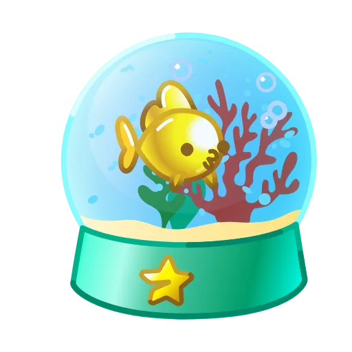 💎 Стикер «Snow Globe» для Telegram
