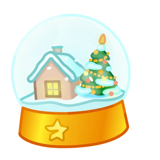 💎 Стикер «Snow Globe» для Telegram