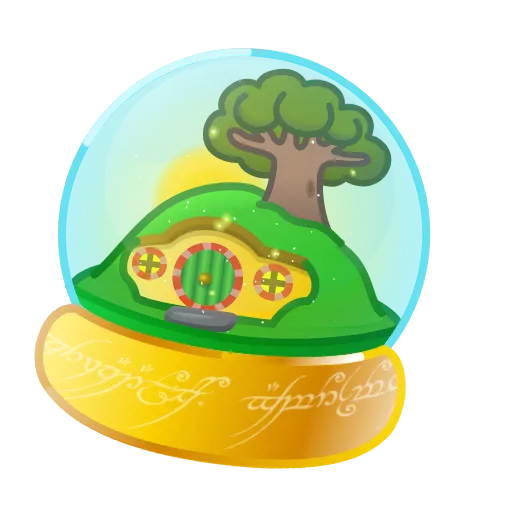 💎 Стикер «Snow Globe» для Telegram