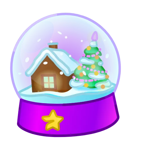 Эмодзи Snow Globe для Telegram — скачать