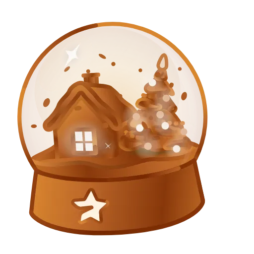 🏡 Эмодзи «Snow Globe» для Telegram