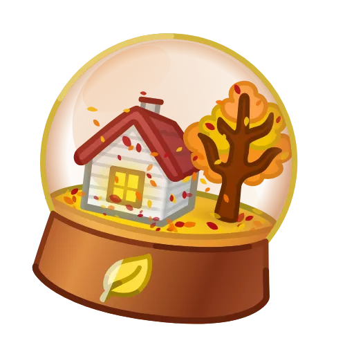 🏡 Эмодзи «Snow Globe» для Telegram