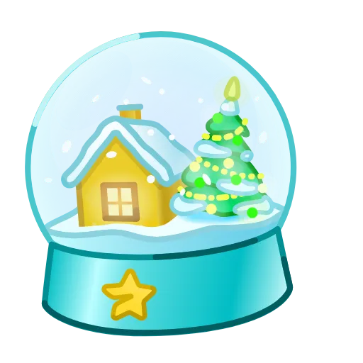 🏡 Эмодзи «Snow Globe» для Telegram