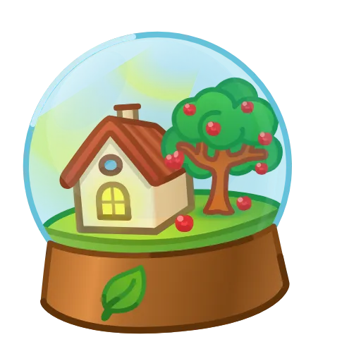 🏡 Эмодзи «Snow Globe» для Telegram