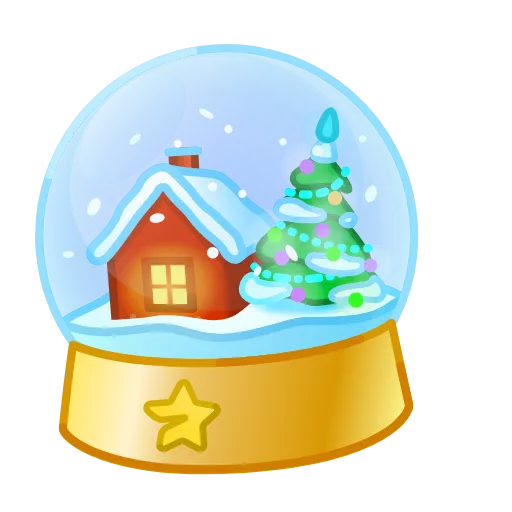 🏡 Эмодзи «Snow Globe» для Telegram