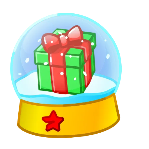 🗳 Эмодзи «Snow Globe» для Telegram