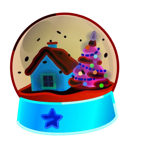🏡 Эмодзи «Snow Globe» для Telegram