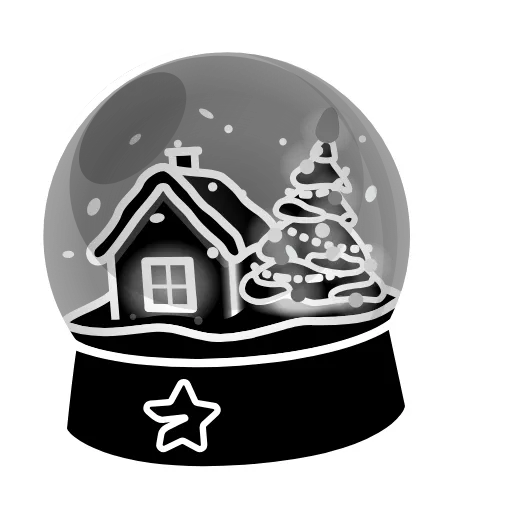 🏡 Эмодзи «Snow Globe» для Telegram