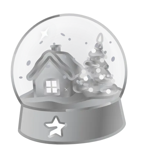 🏡 Эмодзи «Snow Globe» для Telegram