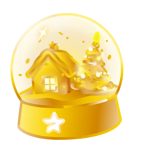 🏡 Эмодзи «Snow Globe» для Telegram