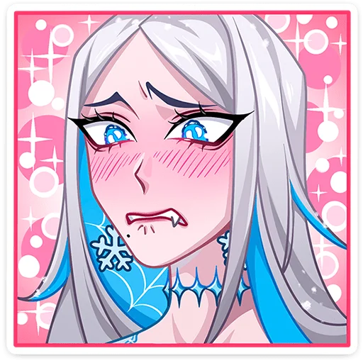 🥺 Стикер «Снежная Карина» для Telegram