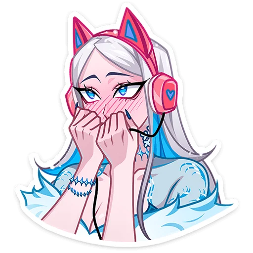 🥺 Стикер «Снежная Карина» для Telegram