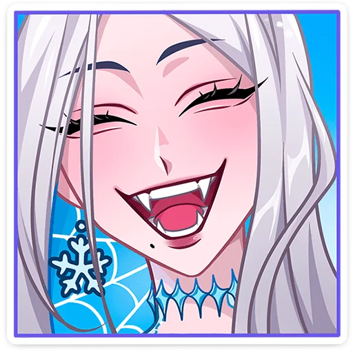😅 Стикер «Снежная Карина» для Telegram