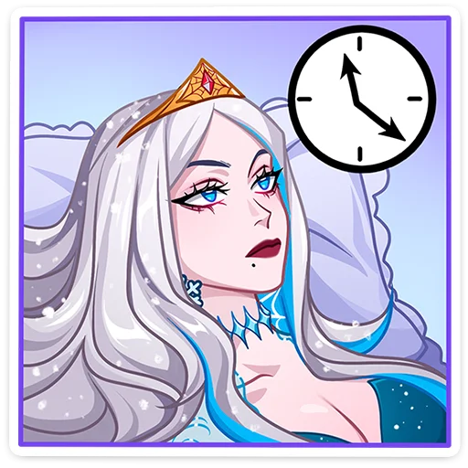 🫥 Стикер «Снежная Карина» для Telegram
