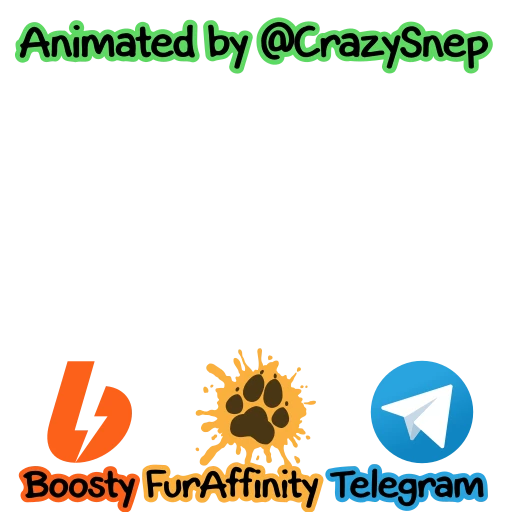 ℹ️ Стикер «Snow Leopard & NowAndLater» для Telegram
