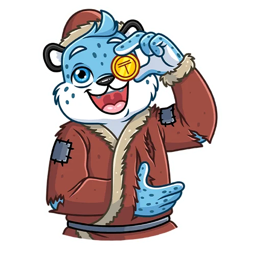 🪙 Стикер «Снежный Барс» для Telegram