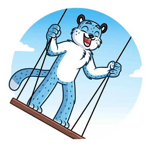 😌 Стикер «Снежный Барс» для Telegram