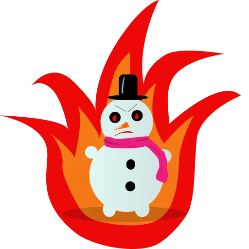 😡 Стикер «snowman kamilla» для Telegram