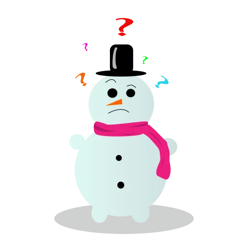 🤔 Стикер «snowman kamilla» для Telegram