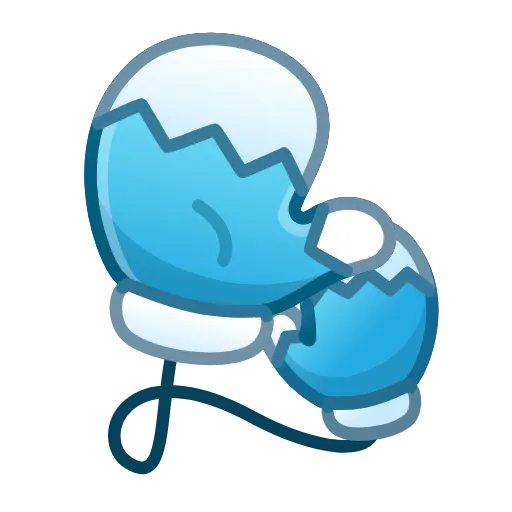 🧤 Эмодзи «Снеговик» для Telegram