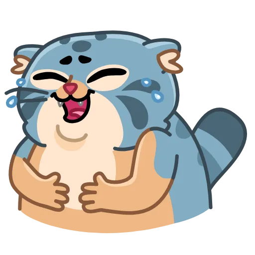 Стикерпак Snow Manul для Telegram