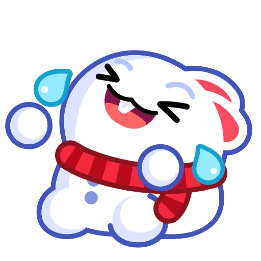 Стикерпак Snow Rabbit Pack для Telegram